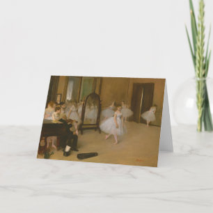 Carte La Classe Danse Edgar Degas