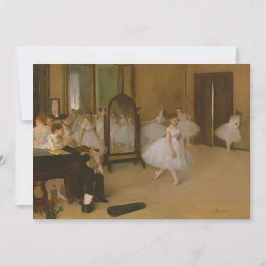 Carte La Classe Danse | Edgar Degas (Devant)