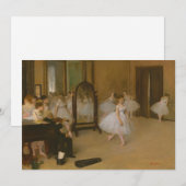 Carte La Classe Danse | Edgar Degas (Devant / Derrière)