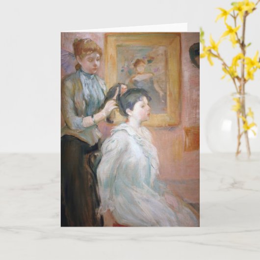Carte La Coiffure | Berthe Morisot (Fleur jaune)