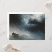 Carte La colère des mers (par Ivan Aivazovsky) (Devant/Arrière en situation)