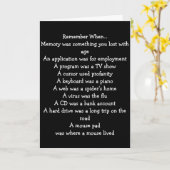 CARTE LA COLLINE QUI DEMANDE À SE SOUVENIR QUAND (Fleur jaune)