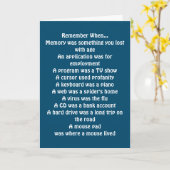 CARTE LA COLLINE QUI DEMANDE "RAPPELEZ-VOUS QUAND" (Fleur jaune)