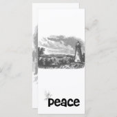 Carte La colombe de la paix (Devant / Derrière)