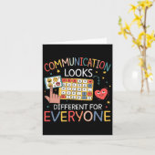 Carte La Communication Semble Différente Pour Tous L'Aut (Fleur jaune)