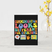 Carte La Communication Semble Différente Pour Tous L'Aut (Fleur jaune)