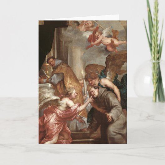 Carte La communion de Saint-Bonaventure (Devant)