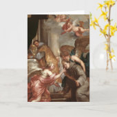 Carte La communion de Saint-Bonaventure (Fleur jaune)