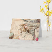 Carte La complainte de Gloucester Tailor par Beatrix Pot (Fleur jaune)