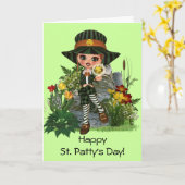 Carte La conception de St Patrick de offre de Kelly (Fleur jaune)