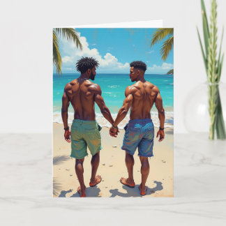 Carte LA CONFIANCE LGBTQ Noire EST COMME UN PERSONNEL