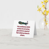 Carte La Confiance Que Nous Avons - Citation Confiance (Fleur jaune)