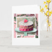 Carte La confiserie Strawberry Rose (Fleur jaune)