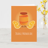 Carte La confiture d'oranges de sourire bloquent la (Fleur jaune)