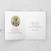 Carte La consécration catholique à Immaculer Marie Relig (Intérieur)
