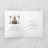 Carte La consécration catholique à Immaculer Marie Relig (Intérieur)