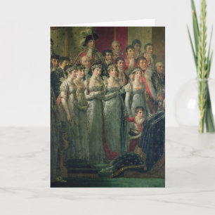 Carte La consécration et le Josephine du napoléon