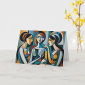 Carte La conversation (Fleur jaune)