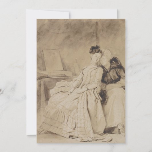 Carte La conversation de Fragonard (Devant)