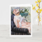 Carte La Coupe du Thé, Mary Cassatt (Fleur jaune)