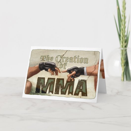 Carte La création du MIXED MARTIAL ART (Devant)