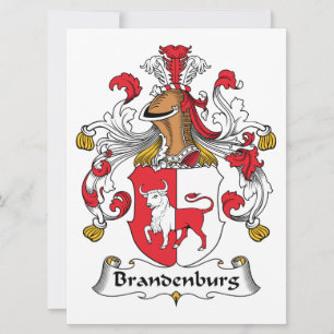 Carte La crête familiale de Brandenburg