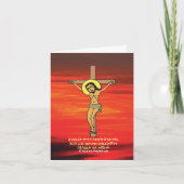 Carte La Crucifixion du Christ Image éthiopienne du Vend (Devant)