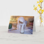 CARTE LA CUISINE A BESOIN DE COOKIES/POUR SOUHAITER UN A (Fleur jaune)