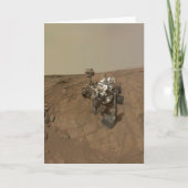 Carte La Curiosité A Rover Sur La Surface De Mars. (Devant)