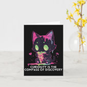 Carte La Curiosité Est Le Comp De Discovery Funny Stoïqu (Fleur jaune)