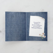 Carte La Dame de la Fête des Mères en fleurs (Intérieur)