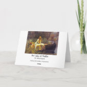 Carte La Dame de Shallot (Dos)