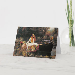 Carte La Dame de Shalott par John William Waterhouse