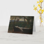 Carte La Dame de Shalott | Walter Crane (Fleur jaune)