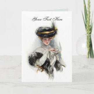 Carte La Dame de Thé de l'après-midi