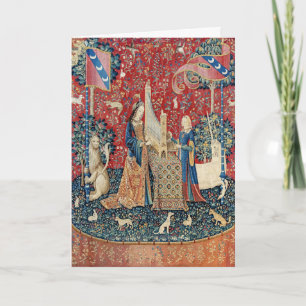 Carte La Dame et la licorne, Audition