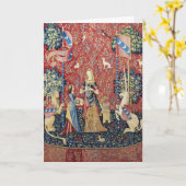 Carte La Dame et la licorne, Odeur (Fleur jaune)