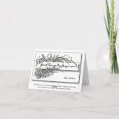 Carte La danse de grange, grande pour l'invitation de (Dos)