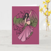 Carte La danse du ventre d'Ashley (Fleur jaune)