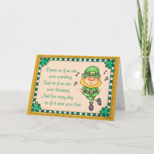 Carte La danse Leprechaun