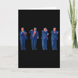 Carte La danse Trumpty Trump dansant le 4 juillet