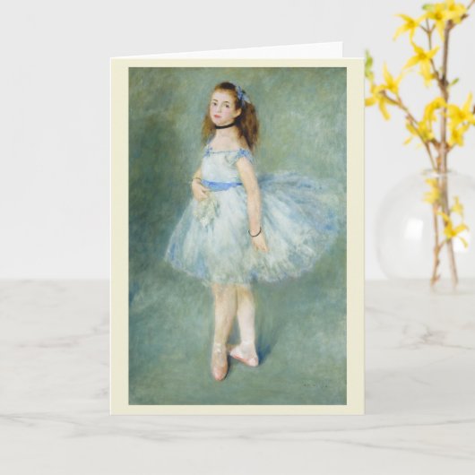 Carte La danseuse (Fleur jaune)