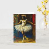 Carte La danseuse de Nutcracker au Chocolat (Fleur jaune)