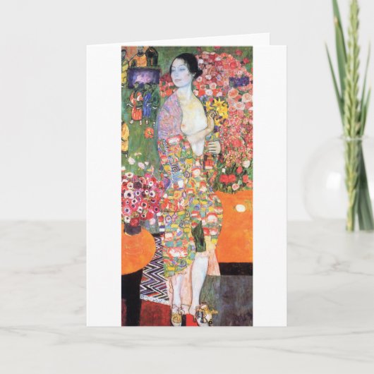 Carte La Danseuse, Gustav Klimt (Devant)