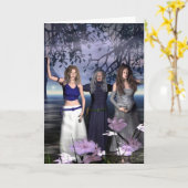 Carte La déesse triple (Fleur jaune)