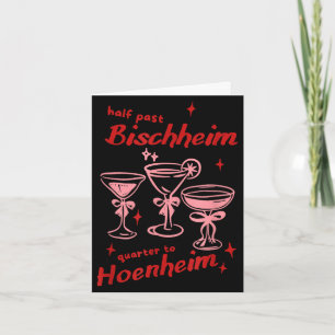 Carte La demie passée bischheim quart d'heure avant hoen