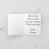 CARTE, la dernière carte que vous achèterez jamais (Intérieur)