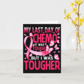 Carte La dernière Journée De Chemo Était Des Lauréats Du (Fleur jaune)