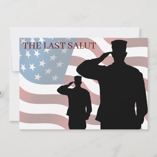 CARTE LA DERNIÈRE SALUT (Devant)