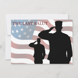 CARTE LA DERNIÈRE SALUT